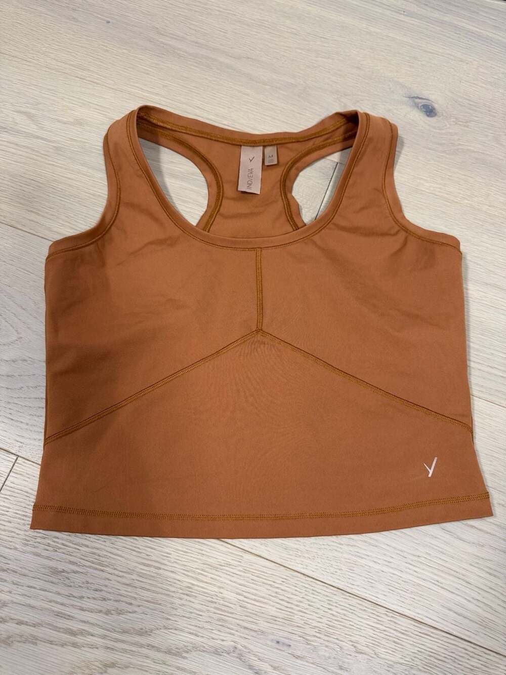 INDYEVA Women's Size M Brown Athletic Racerback Tank Top - Picture 5 of 10